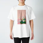 川野隆司の二輪草 Regular Fit T-Shirt