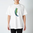 よちーずの縦のふわふわクラウンナイフフィッシュ スタンダードTシャツ