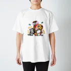 きゃぴばら倶楽部のきゃぴばら女子部ゆるねこ【エサ】 Regular Fit T-Shirt