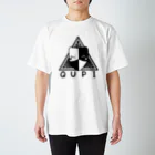 Q.U.P.IのQUPI BIG MASK スタンダードTシャツ