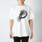 あおちゃん商会のオウム貝（モノクロ） Regular Fit T-Shirt
