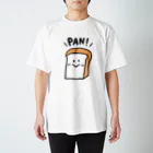 ぐみこのパン屋🍞の食パンのPANくん。 スタンダードTシャツ