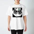 音楽研究員雅琴のmask d neco r スタンダードTシャツ