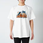 イラストレーターのサンレモのＨＯＴなＳＵＭＭＥＲ スタンダードTシャツ