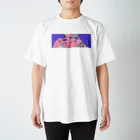 村崎 蛾商店 suzuri支店の愛嬌君 Regular Fit T-Shirt