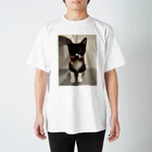 tamama.comのおにぎり猫のハン スタンダードTシャツ