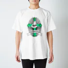 ぶんぶこmartのうさのこ十字架デザイン Regular Fit T-Shirt