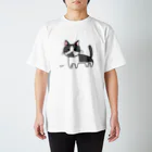 フジコの白黒おかめねこちゃん スタンダードTシャツ