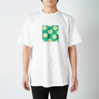 もちぱっちのお花(みどり) スタンダードTシャツ