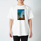 切り絵グッズ屋COZYのリスのコレットくん Regular Fit T-Shirt