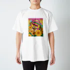 ぽよよんぽんぐの向日葵畑Tシャツ Regular Fit T-Shirt