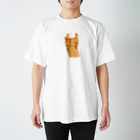 Ya-co studioの眠い猫 スタンダードTシャツ