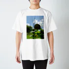 もちゃちくのスマイルマークのひまわり Regular Fit T-Shirt