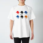 equal のスカルカラー Regular Fit T-Shirt