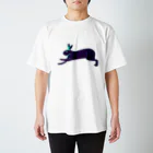 NIKORASU GOのガーリーデザイン「黒ウサギ」（Tシャツ・パーカー・グッズ・ETC） Regular Fit T-Shirt