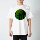 ヨープキャンが気になったのすいか -watermelon- 丸 スタンダードTシャツ