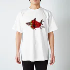 さかたようこ / サメ画家の苺ととろけるおサメさん | TOROKERU SHARK Strawberry Regular Fit T-Shirt