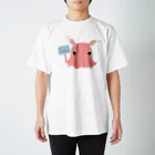 LalaHangeulの「僕はメンダコ」ハングルデザイン　プラカードバージョン Regular Fit T-Shirt