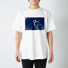 てんてるのCosmic Blue Regular Fit T-Shirt