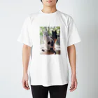 ララビビにゃんSHOPのララビビ日光浴 Regular Fit T-Shirt