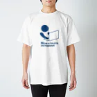 胃腸炎魔大王のNon-athlete ネットサーフィンピクトグラム スタンダードTシャツ