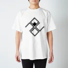 QunoShopのQuno Tee (white,Gray) Regular Fit T-Shirt