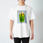 ますだまさのぶのメロンクリームソーダ スタンダードTシャツ