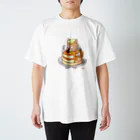 絵描きのやまちゃんのホットケーキとガク Regular Fit T-Shirt