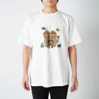 じゅんすけのお店のうりりん　トイプードル　OK 小鳥と太陽 Regular Fit T-Shirt