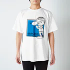 ［ラグビー専門］ラグビティーショップ［eM-Rug］のエムラグ-くるくる【ブルー】 Regular Fit T-Shirt