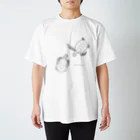 シマノカタチのおやすみウミガメ〈ブラック〉 Regular Fit T-Shirt