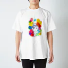 小川賀子のお花はかわいい Regular Fit T-Shirt