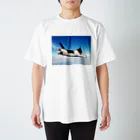 石川さん………。の空飛ぶきょんきょん スタンダードTシャツ