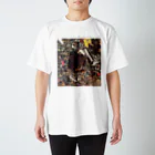 縞々田の薄片 玄武岩 クロス Regular Fit T-Shirt