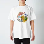 かやさんだよの恐竜と甘やかし隊 Regular Fit T-Shirt