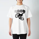 komgikogikoのnoob(ヘッタクソ)クロ スタンダードTシャツ