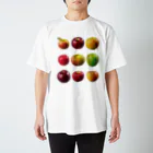 graficaの9種のりんご スタンダードTシャツ
