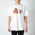 ちよまる🦄のびびりぱーてぃーず　カラーver スタンダードTシャツ