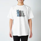 OTANEKO SHOPのちょび、銀、あおグッズ Regular Fit T-Shirt