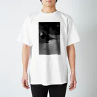 Kazuyuki-Sambo-TsujiのB&W Down Hill スタンダードTシャツ