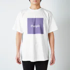 Purple好きと繋がりたいのPurple スタンダードTシャツ