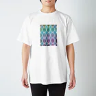 Mandarasukaの楽描き曼荼羅アート Regular Fit T-Shirt