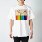 tawtawの整列！いろえんぴつ Regular Fit T-Shirt