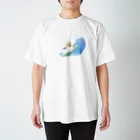 とりっとのオカメインコサーフィンTシャツ スタンダードTシャツ