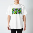 シゲマツヤの月の猫 Regular Fit T-Shirt