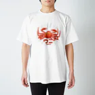 トマトカゲのカニ・ウニ・TAKO! スタンダードTシャツ