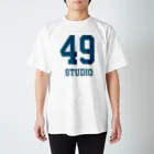 49studio（Four Nine Studio）の49S　カレッジ プリント COLOR NO.1 Regular Fit T-Shirt