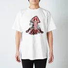 oshimenshinkenbuの推しメン偉人すぎんか(イカちゃん) Regular Fit T-Shirt