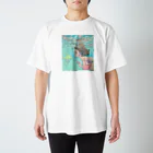 miyuの暑中お見舞い Regular Fit T-Shirt