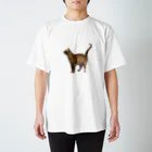 ナカムラショップのひとんちの猫Tシャツ（横） スタンダードTシャツ